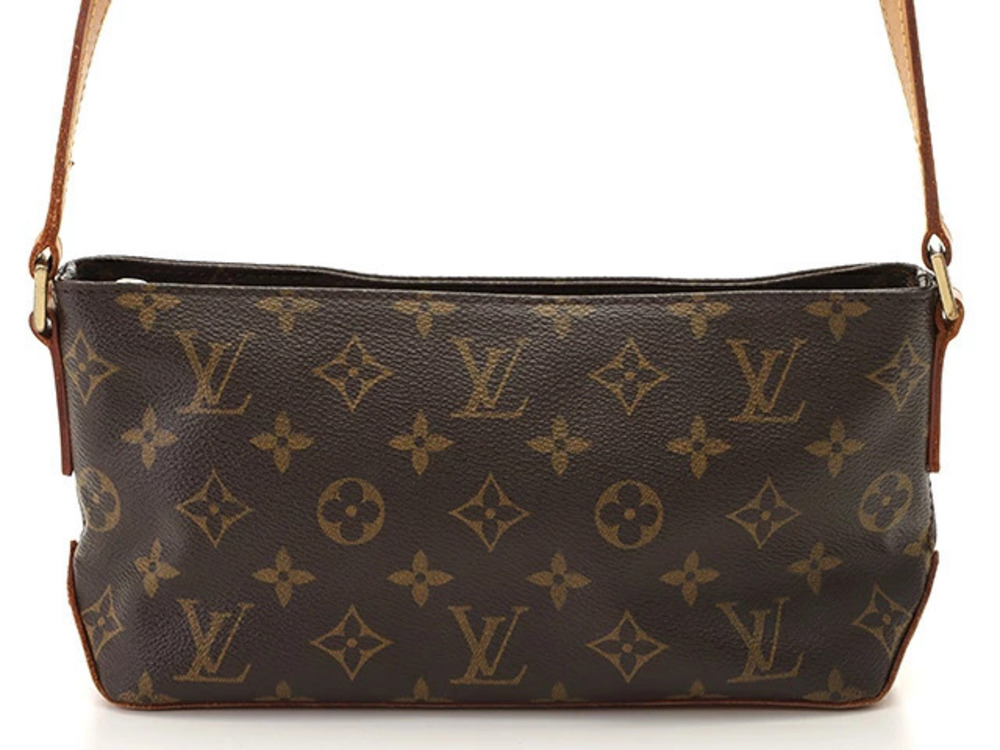 Louis Vuitton Trotteur Monogram Shoulder Bag round